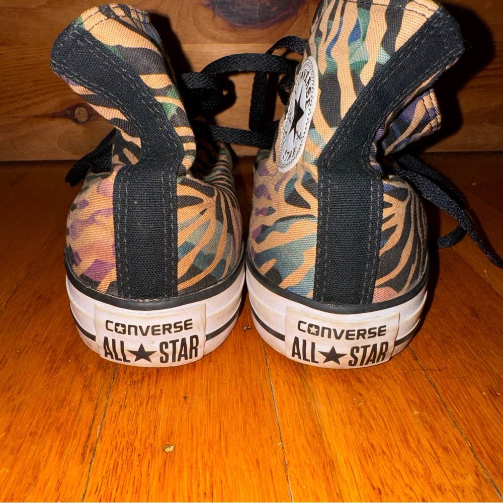 Converse Multi Color Zebra Print High Tops - image 4